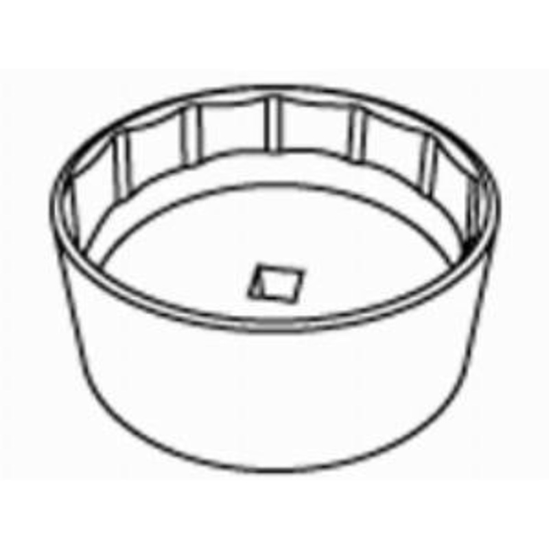 Allison ATT-45023-A Oil Filter Wrench, 12 Flute, 72MM