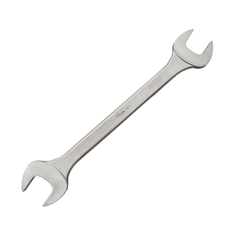 Wrench, Open End, Double Head, Chrome, 3/8 X 7/16, Martin Sprocket #1723