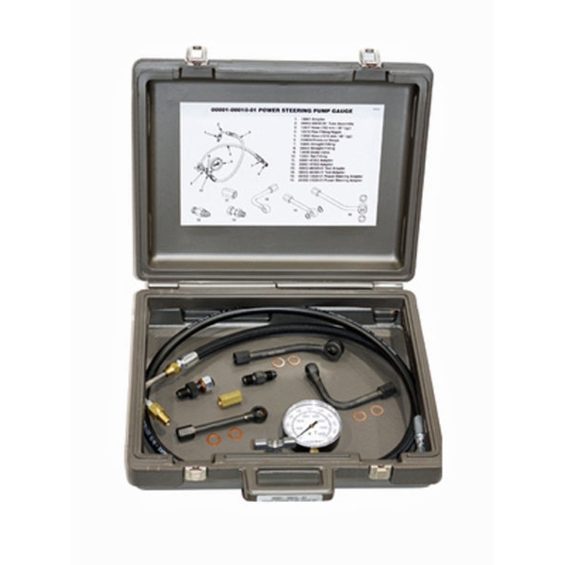 Toyota 00001-00010-01 Power Steering Pump Pressure Gauge Set