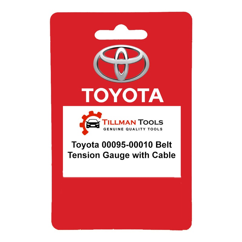 Toyota 00095-00010 Belt Tension Gauge with Cable