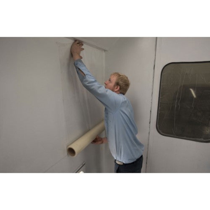 RBL 442 Spray Booth Wall Protective Film – White – 48 x 200, 1 Roll