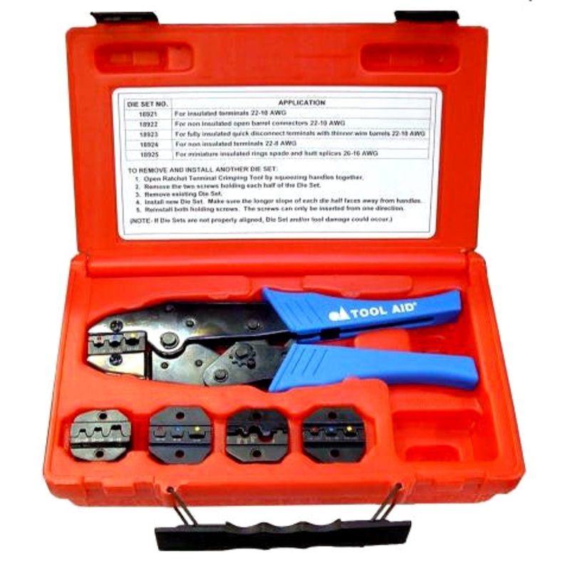 Tool Aid 18920 Ratcheting Terminal Crimping Kit