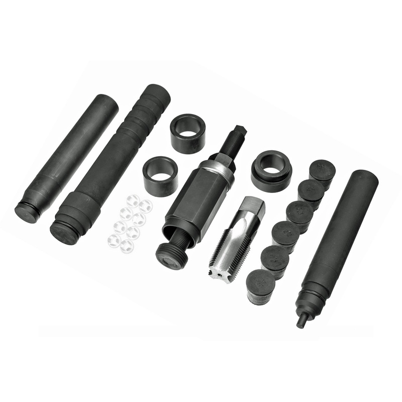 Caterpillar 7.3L 3126 3126B C7 C9 Cat Fuel Injector Sleeve Nozzle-Cup-Sleeve-Tube In-Vehicle Remover & Installer Tool Set Alt.