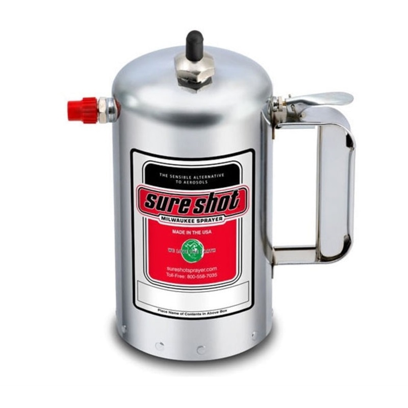 Sure Shot 1102 Model A Nickel-Plated Finish Sprayer, 1 quart
