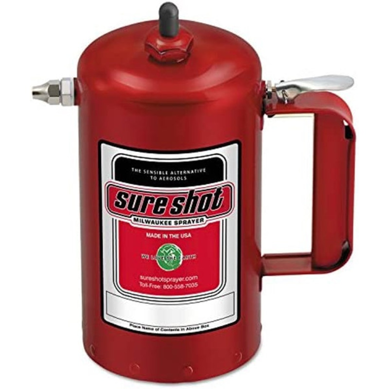 Sure Shot 6100R Model A Steel Sprayer, Red, 1 quart