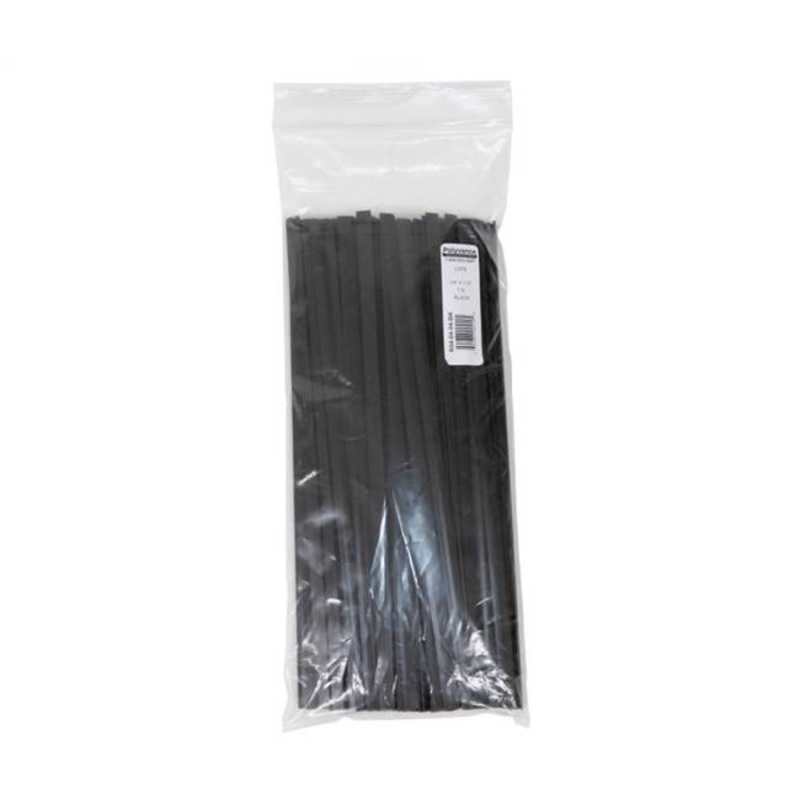 Polyvance R04-04-04-BK Polyethylene Strip (LDPE) 3/8 x 1/16 1 lb. Black