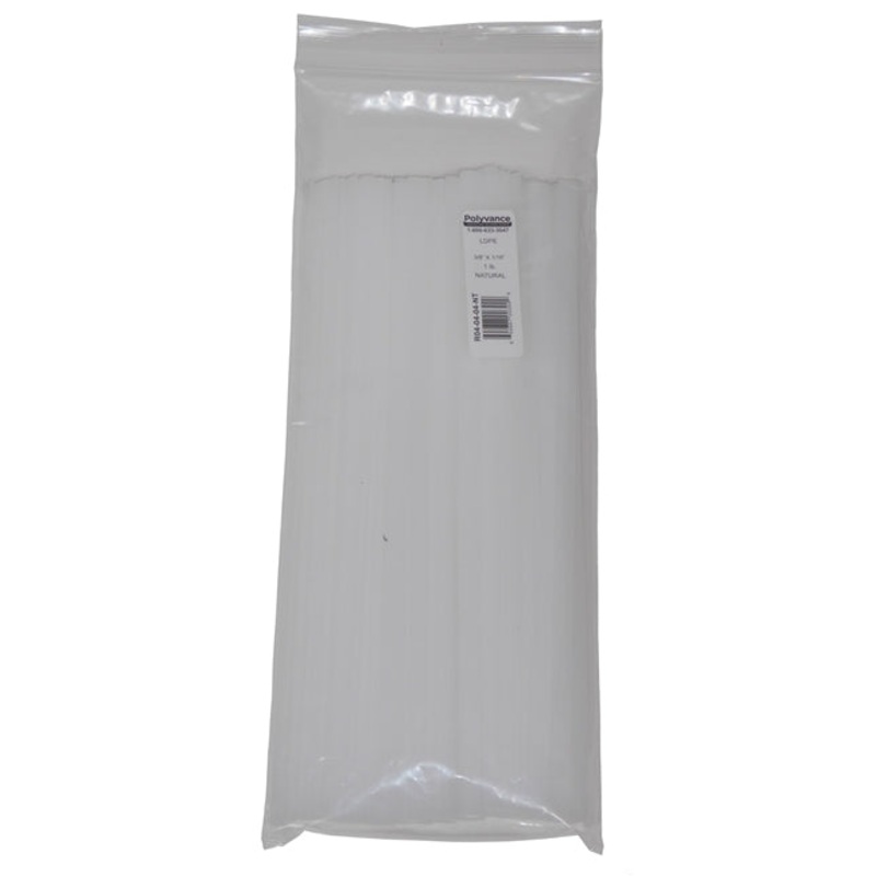 Polyvance R04-04-04-NT Polyethylene Strip (LDPE), 3/8 x 1/16, 1 lb., Natural