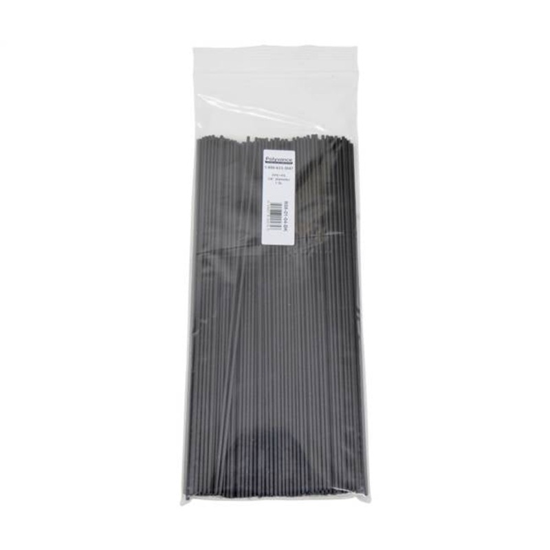 Polyvance R08-01-04-BK PPE+PS, 1/8 dia, 1 lb. Black