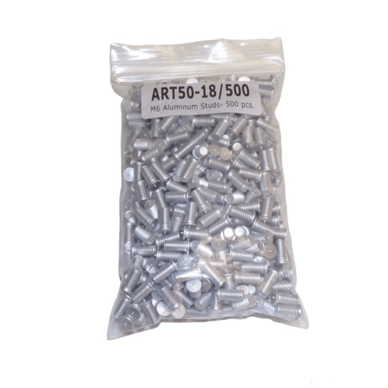 ART50-18/500 M-6 Aluminum Studs (500 pieces)