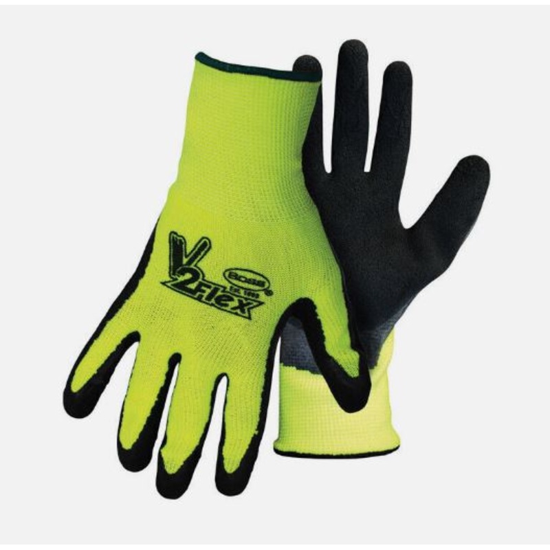 Boss Flex-Fit Latex Coated Palm Gloves