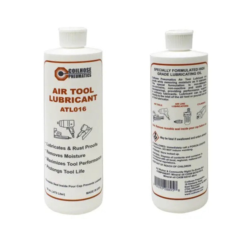 Coilhose Pneumatics ATL016 Air Tool Lubricant, 16 oz. (12 Pack)