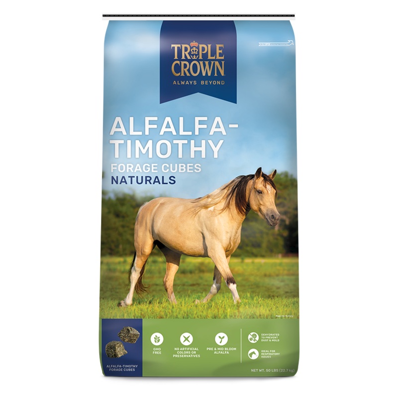 Triple Crown Premium Alfalfa-Timothy Forage Cubes