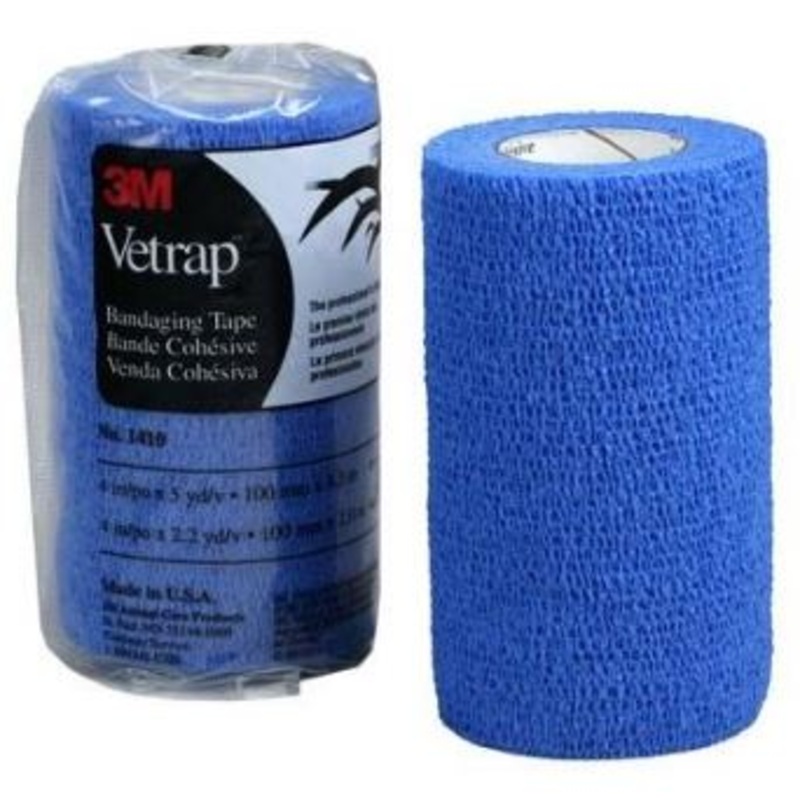 Vetrap Bandaging Wrap|4″ X 5 Yd – Red|4″ X 5 Yd – Black|4″ X 5 Yd – Blue|4″ X 5 Yd – Hunter Green|4″ X 5 Yd – White