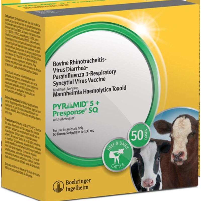 Boehringer Ingelheim Pyramid 5 + Presponse SQ Cattle Vaccine