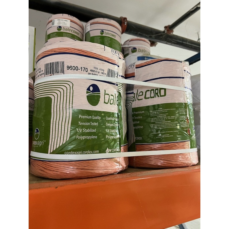 Alligator Brand Baler Twine|Poly Orange 9.6M (2/Bale)