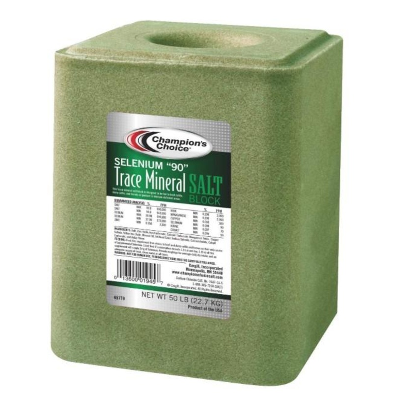 Champion’s Choice Selenium 90 Trace Mineral Salt Block