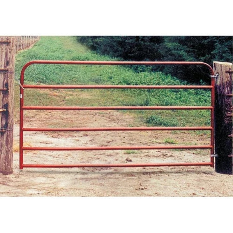 Behrens Utility Gate|1-5/8″ 50 in W X 16 ft H|Red