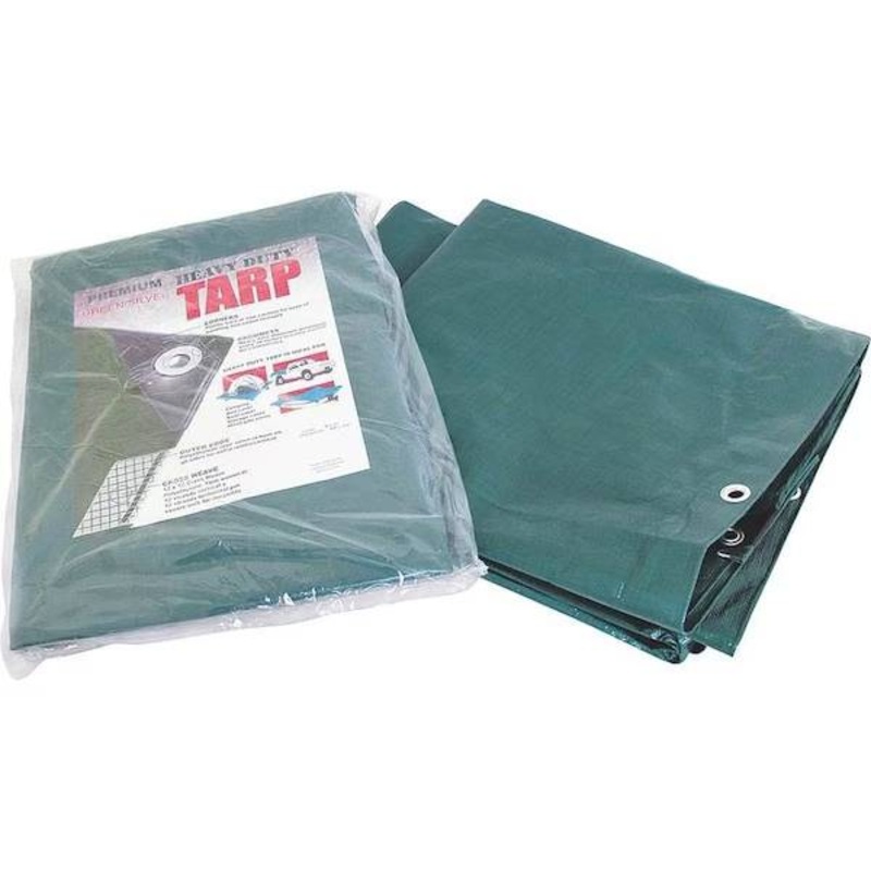 ProSource Tarp W/Drawstring|9 ft x 9 ft|Blue