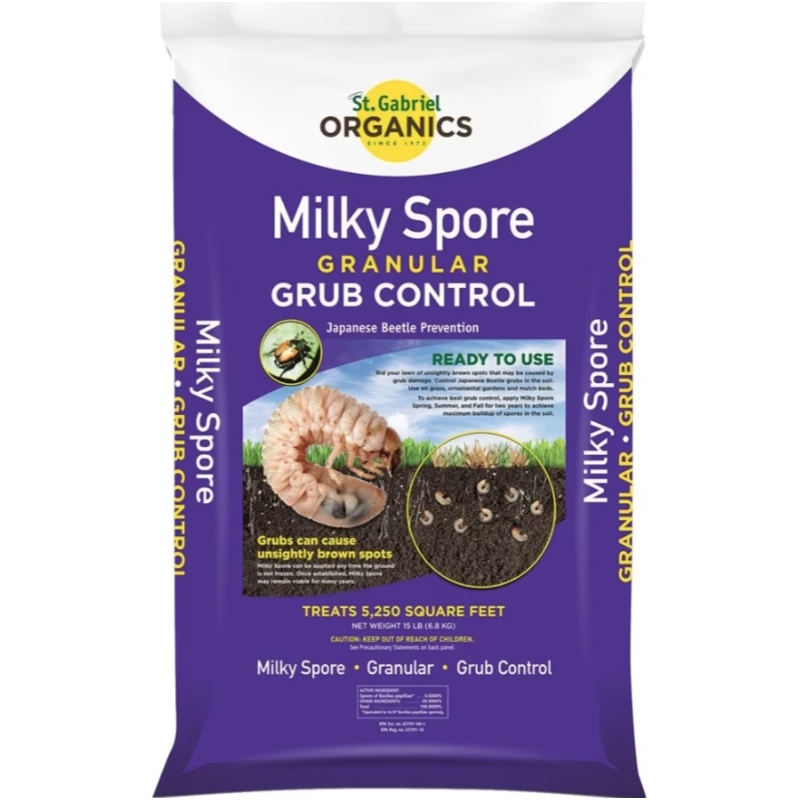 St. Gabriel Organics Milky Spore Granular Grub Control