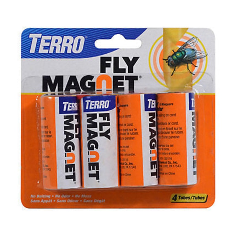 TERRO Fly Magnet Sticky Fly Paper Trap