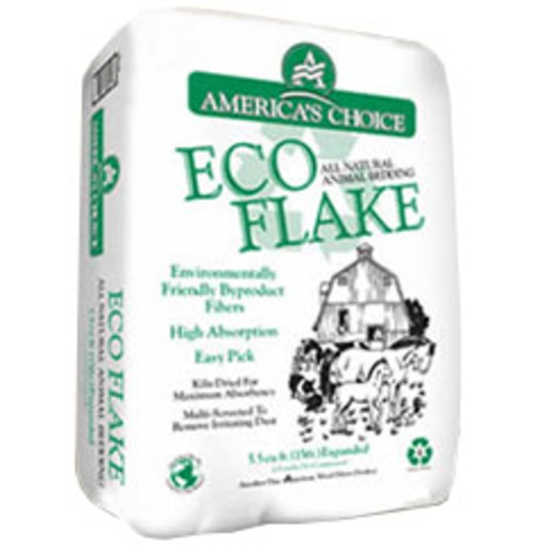 Americas Choice premium horse and livestock bedding Eco Flake