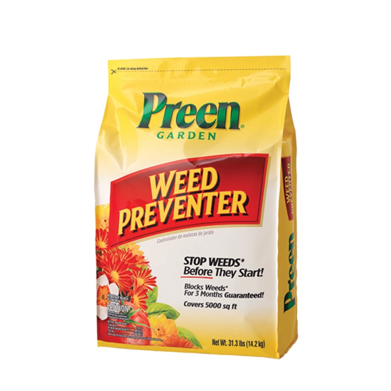Preen Garden Weed Preventer|31.3 lbs|5.6 Lbs|16 lbs|5.6 lbs