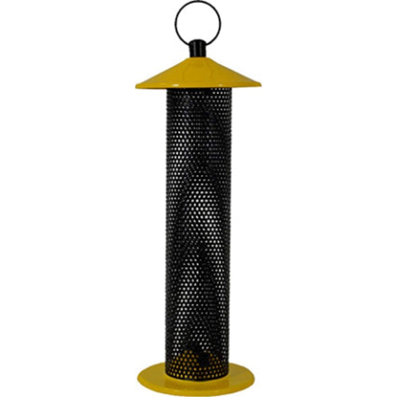 BIRD FEEDER CLING AND CATCH YELLOW