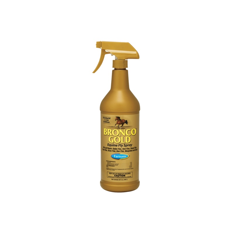 Bronco Gold Equine Fly Spray|Gallon|32-oz