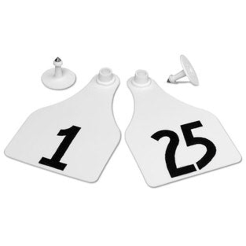 Allflex Tag System Maxi Female White W/buttons 4 X 3 White 1 – 25