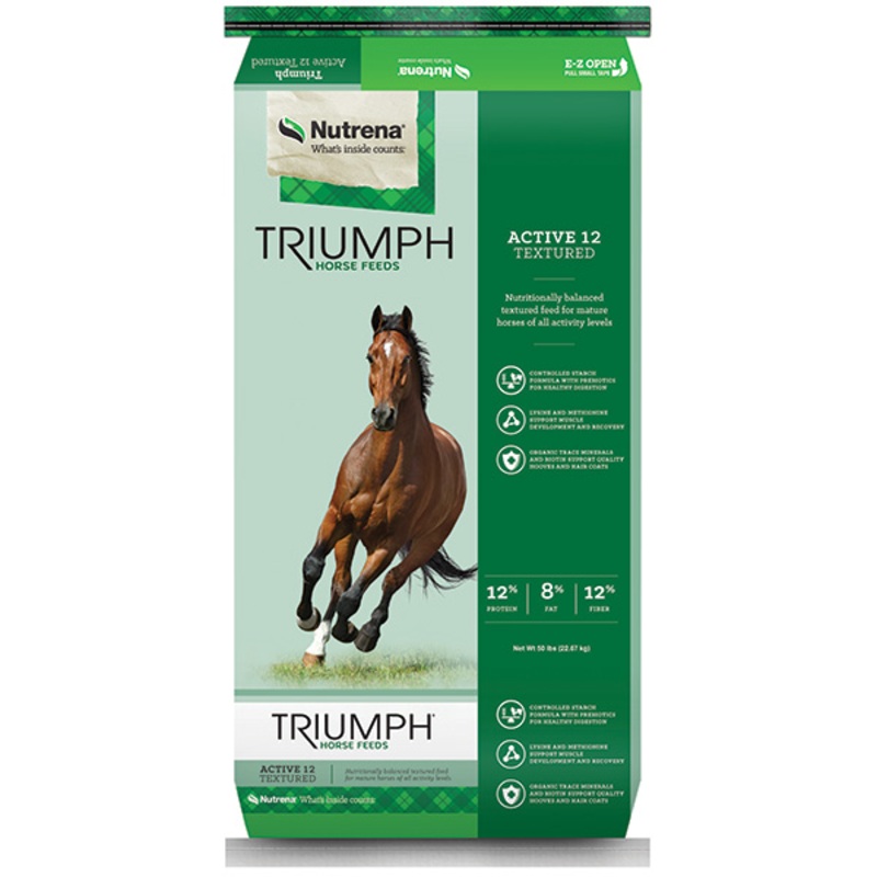 Nutrena Triumph Active 12% Textured Horse Feed