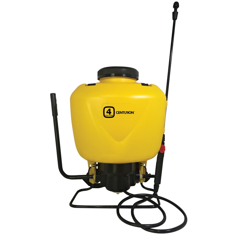 Central Garden & Pet Company Centurion Multi-Hand Backpack Garden Pressure Sprayer 4ft Hose Yellow 1ea/4 gal