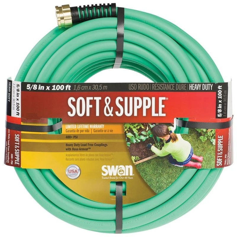 Swan Soft&SUPPLE  Hose|5/8 IN X 100 FT|5/8 IN X 25 FT|5/8 IN X 50 FT