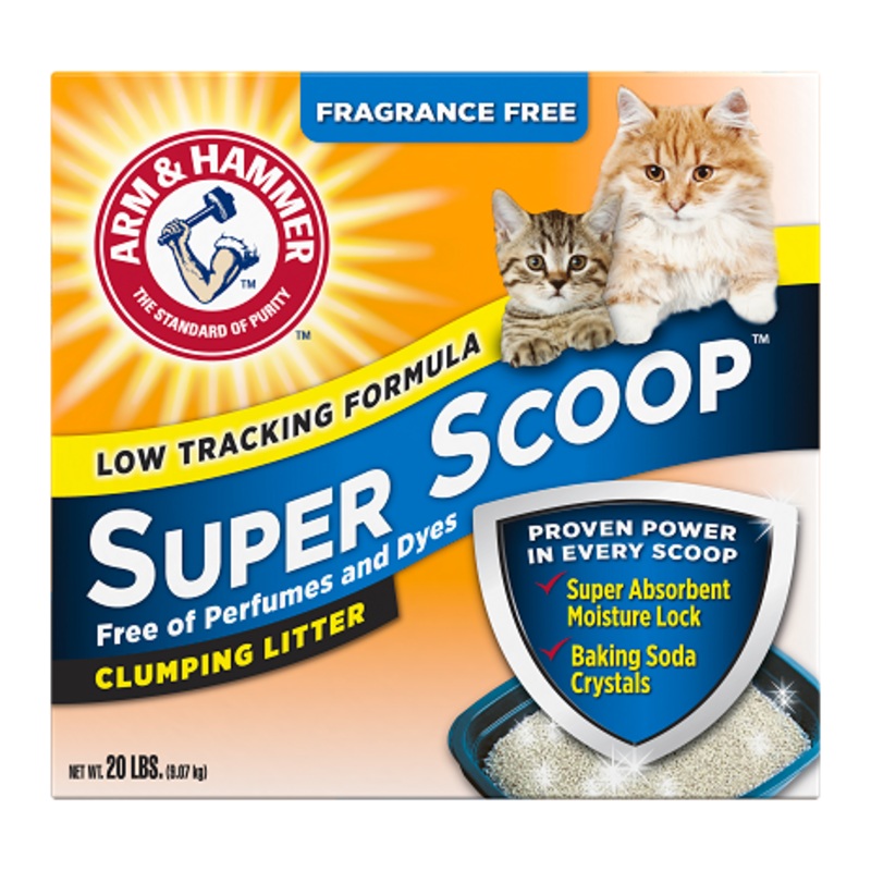 Arm & Hammer Super Scoop Unscented Clumping Litter