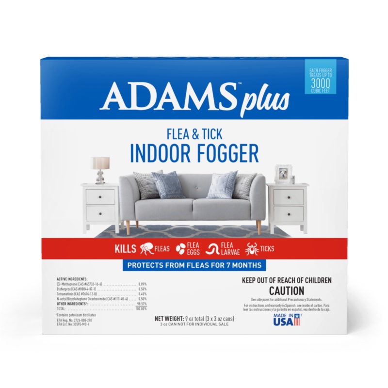 Adams Plus Flea & Tick Indoor Fogger