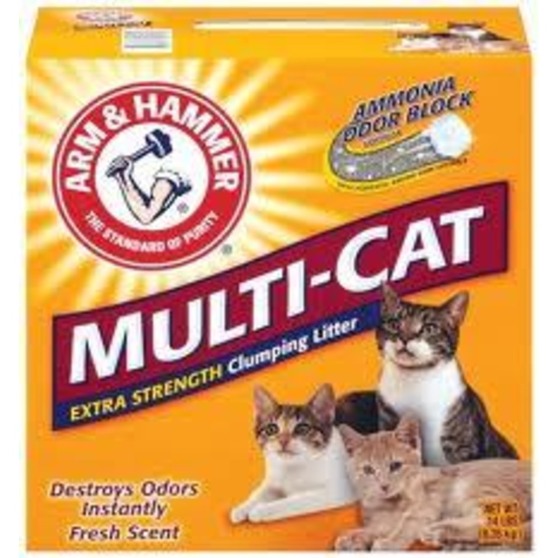 Arm & Hammer Multi-Cat Extra Strength Scented Clumping Litter