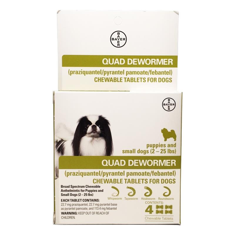 Bayer Quad Dewormer|Medium|Small