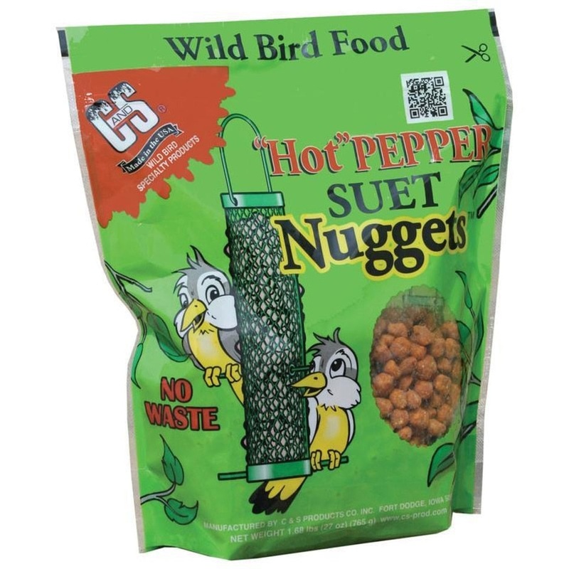 C&S Hot Pepper Suet Nuggets|27 oz