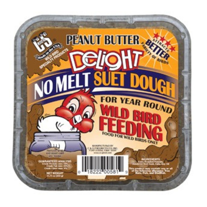C&S Peanut Butter Delight No Melt Suet Dough