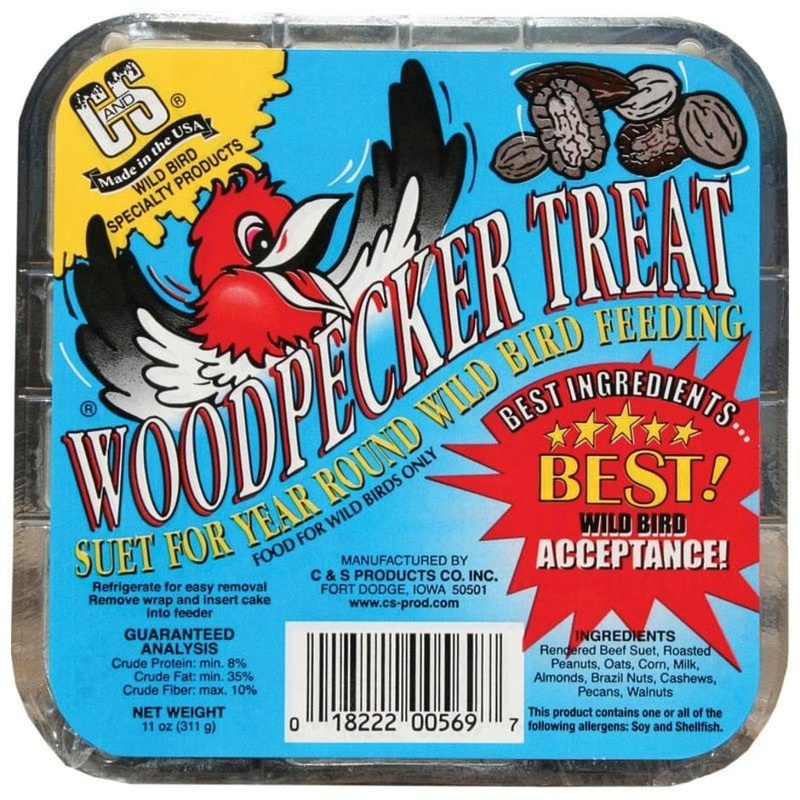 C&S Woodpecker Treat Suet|11 oz