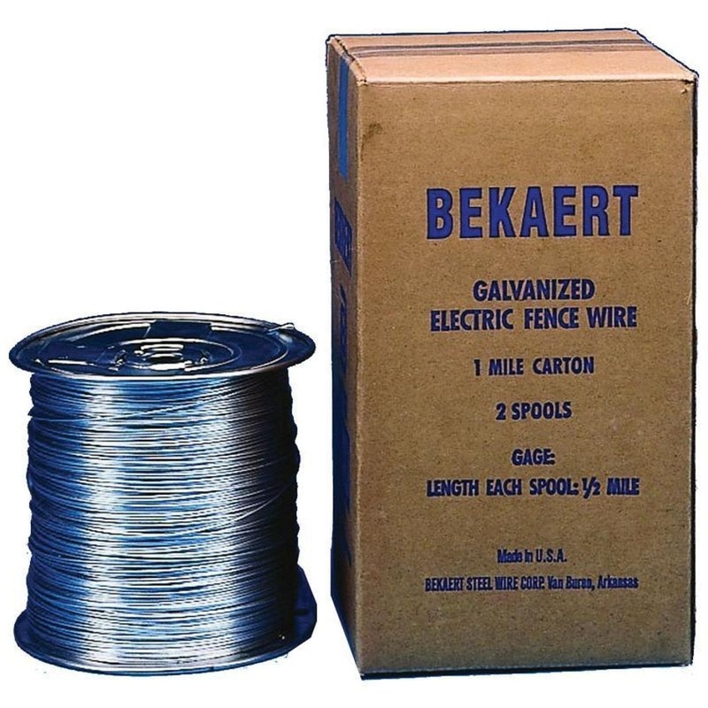 Bekaert Electric Fence Wire|17 GA-2640 FT|14 GA-1320 FT|14 GA-2640 FT|17 GA-1320 FT