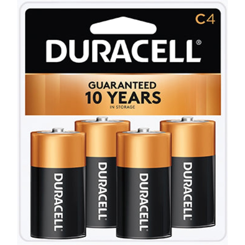 C COPPER TOP ALK BATTERY 4/PK