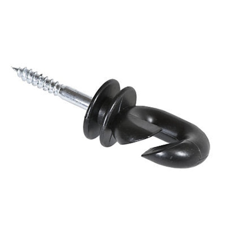 Zareba Wood Post Screw-In Ring Electric Fence Insulators