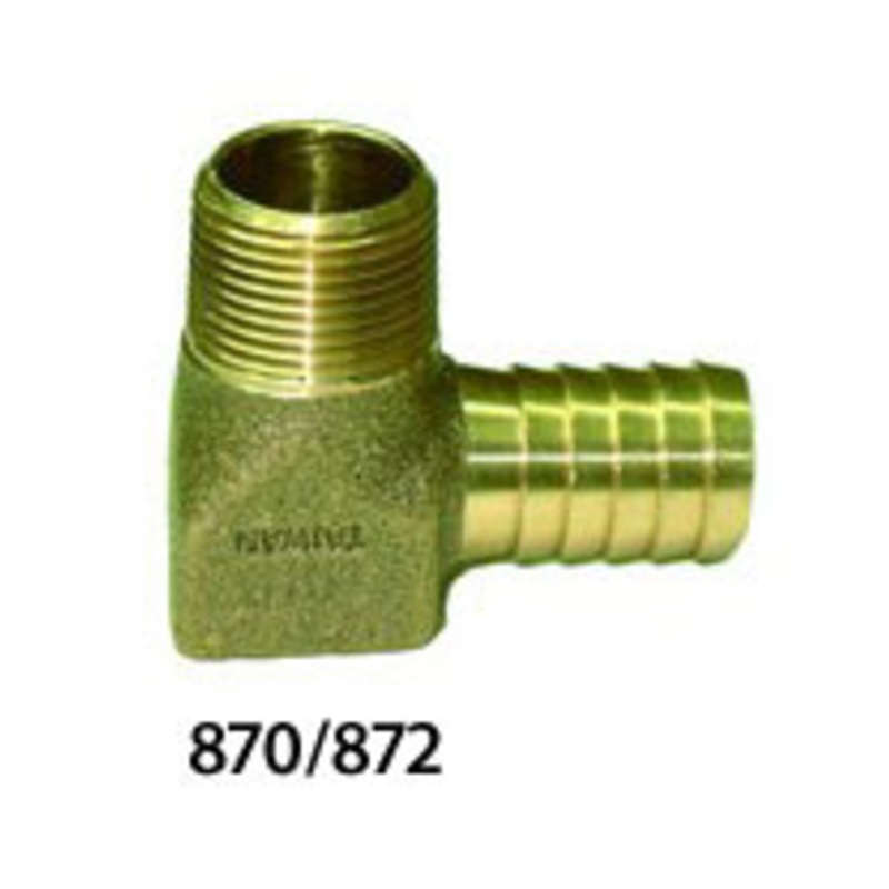 Simmons Manufacturing Bronze Hydrant Elbows 3/4 x 1