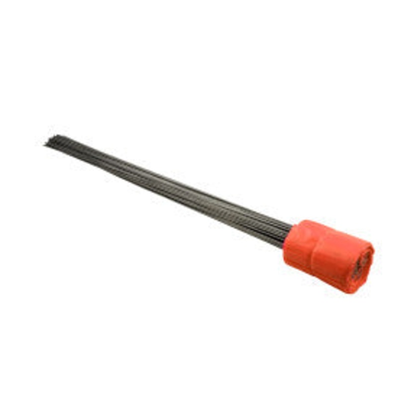 C.H Hanson Stake Flags-21 Staff, 2-1/2×3-1/2 Flag, Red Fluorescent 100Pcs.