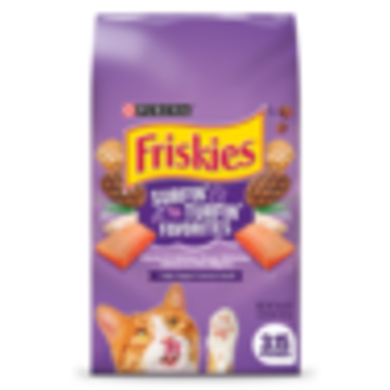 Purina Friskies Surfin’ & Turfin’ Favorites Adult Dry Cat Food – 3.15 lb