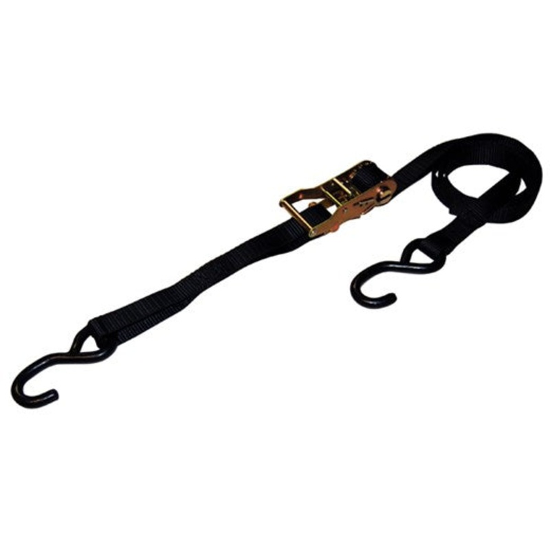 Ancra Cargo 1 x 12 Contractor Grade S-Hook Utility Ratchet Tie-Down, Bulk Bin