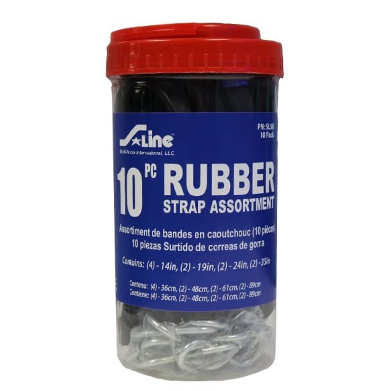 Ancra Cargo 10-PC Jar of Assorted EPDM Tarp Ties