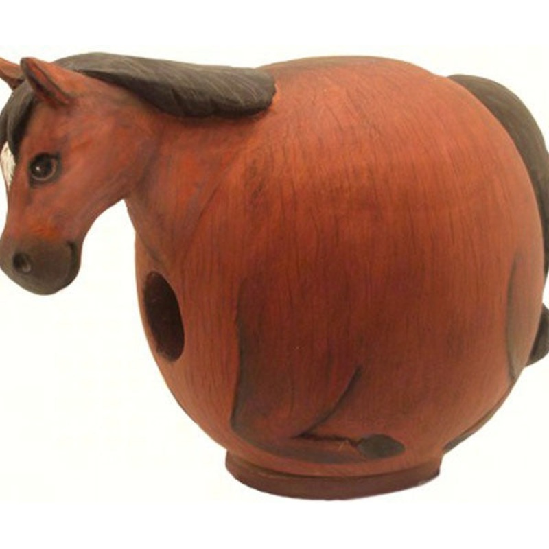 Songbird Essentials Brown Horse Gord-O Bird House