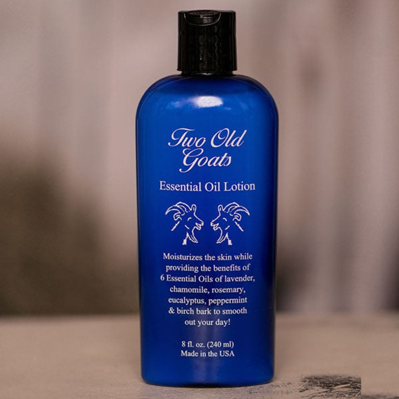 Two Old Goats Essential Oils Lotion  8 oz. Bottle