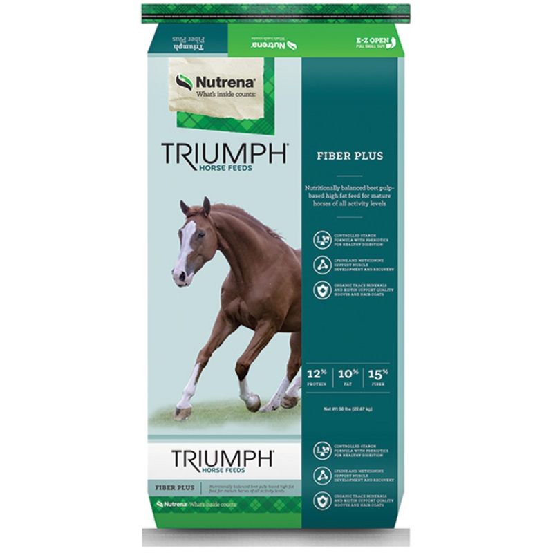 Nutrena Triumph Fiber Plus Textured Horse Feed